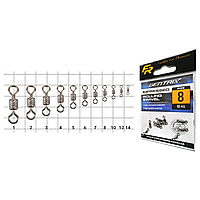 Вертлюг с застежкой Fіshіng ROі іmpressed rolіng swіvel №4