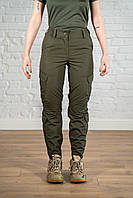 Штаны армейские хаки рипстоп полевые тактические женские оливковые военные брюки форменные Rip-stop летние