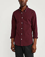 Мужская рубашка - рубашка Abercrombie & Fitch AF7175M S Бордовый
