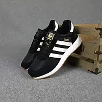 Мужские кроссовки Adidas Iniki RUNNER BOOST, черно-белый, Вьетнам Адідас Інікі Ранер Буст чорно-білі