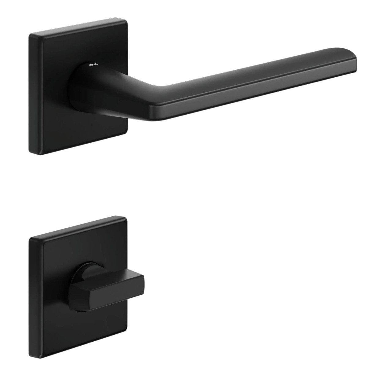 Чорна ручка DND by Martinelli LUCE P 02 з фіксатором WC (Італія)