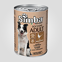 Влажный корм Simba Dog Wet для взрослых собак всех пород с дичью, 415 г, ж/б