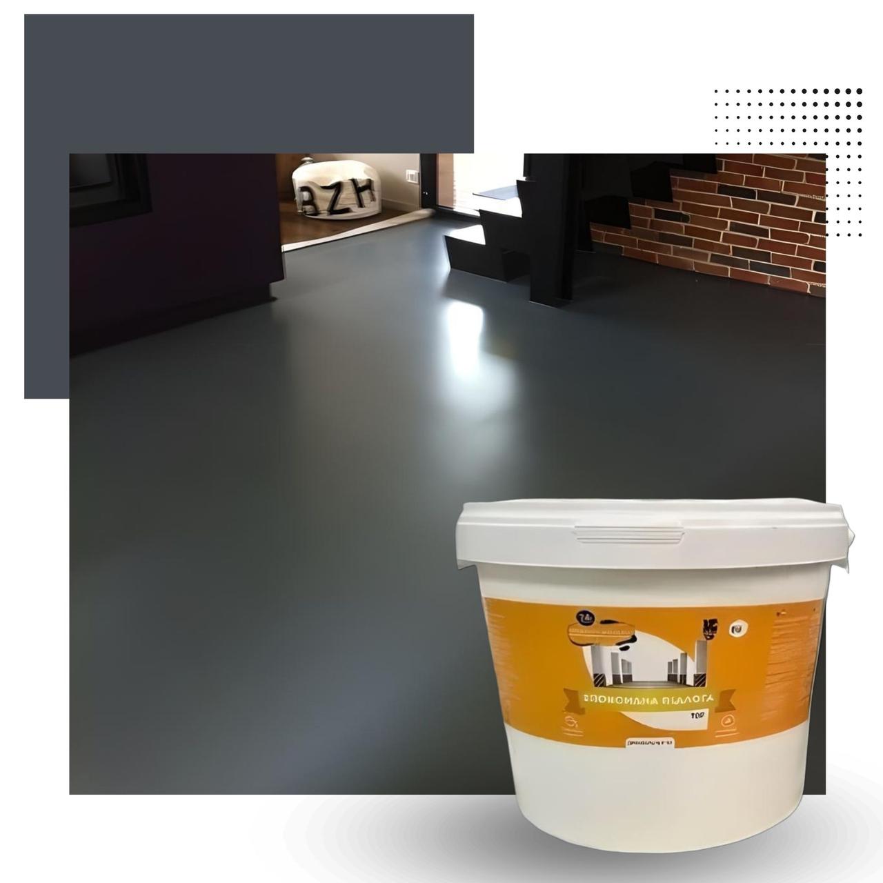 Епоксидна підлога  ідеально для новачків Гараж - до 30кв (2 компонентна ) 10кг валик Кольори на вибір