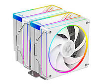 Кулер для процесора AMD/Intel ID-Cooling Frozn A620 ARGB White 270W FAN120мм 3,4pin 6 трубок, новий білий