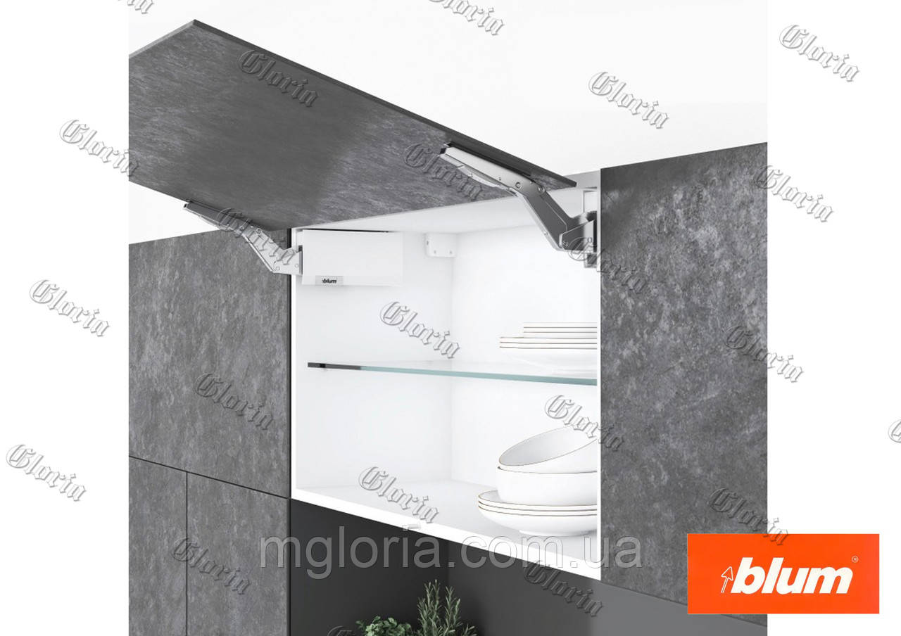 Механізм підіймальний Aventos HK-top Tip-On білий шовк, фото 1