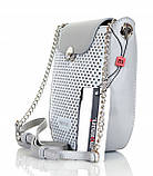 Сумка-месенджер Monnari з екошкіри сіра, фото 4