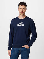 Свитшот мужской - свитшот Hollister HC9747M L Темно-синий