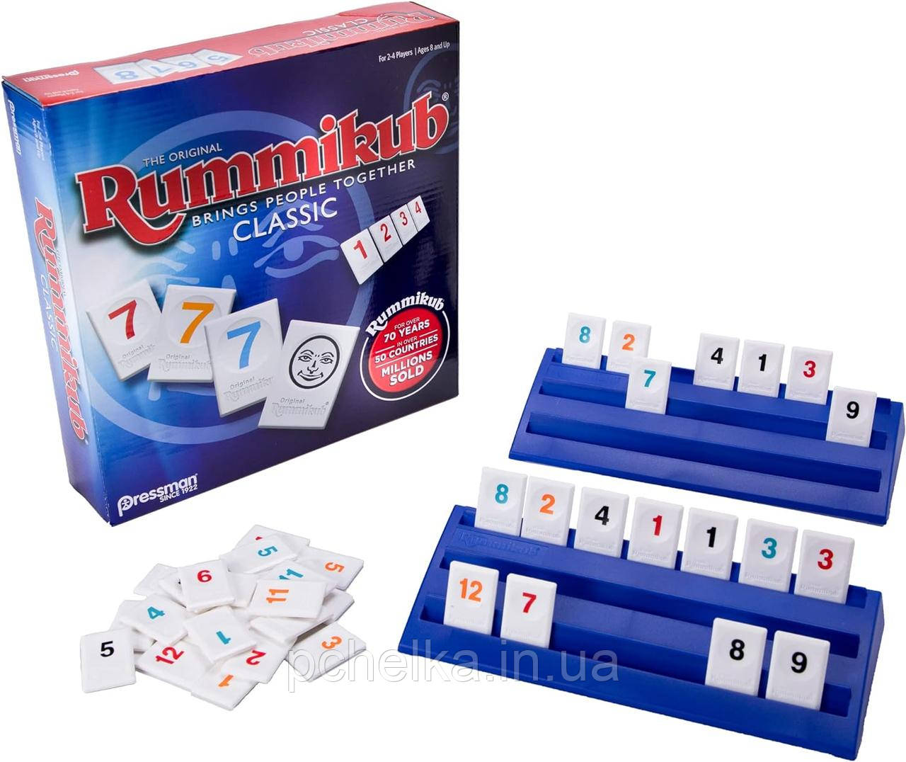 Настільна гра Румікуб класичний, Rummikub, Original Rummy від Pressman, фото 1