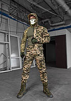 Тактический костюм 3в1 пиксель, Весенний костюм тройка штаны+китель+убакс, Штурмовой костюм пиксель, XXL