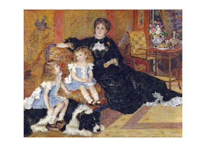 Открытка Pierre-Auguste Renoir - Madame Georges Charpentier and her Children, фото 1