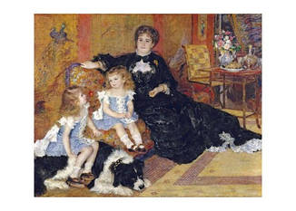 Открытка Pierre-Auguste Renoir - Madame Georges Charpentier and her Children