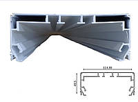 Алюминиевый профиль гардина или карниз для натяжных потолков 2.5м 3.2м 2 секции