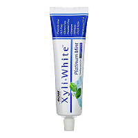 Зубная паста NOW Xyli White Platinum Mint Toothpaste Gel with Baking Soda (181 г, мята)