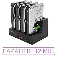 Док-станция для HDD/SSD 4 отсека SATA 2.5"/3.5" Maiwo, черная, USB 3.0