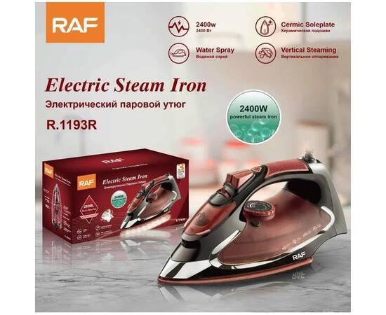 Праска з керамічною підошвою на 2400 Вт RAF R.1193 Червона, Парова праска RAF R.1193 Червоний