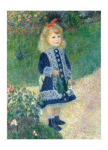 Лист Pierre-Auguste Renoir — A Girl with a Watering Can, 1876