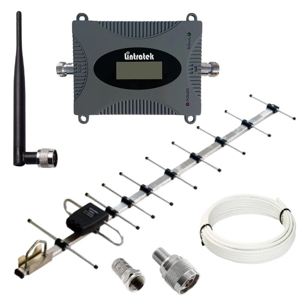 Репітер підсилювач мобільного зв'язку і інтернету Lintratek KW16L-GSM 4G 900 МГц (14/I дБі), фото 1