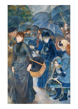 Открытка Pierre-Auguste Renoir - The Umbrellas, ca. 1881-1886