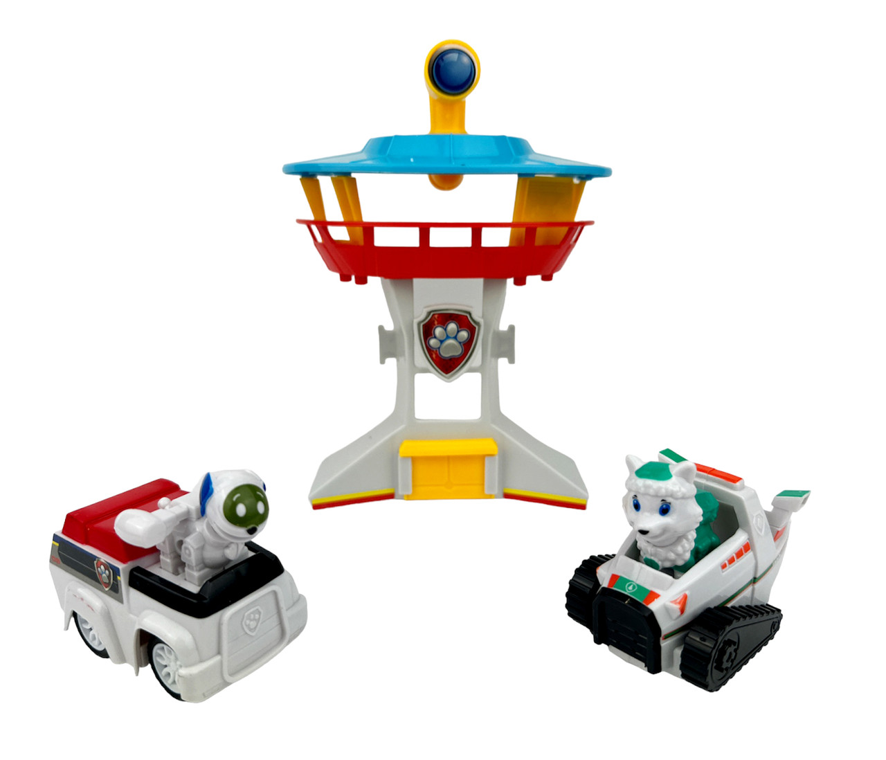 Ігровий набір Щенячий Патруль із Базою 5 в 1 Робопес та Еверест на транспорті DOG Special XS802, фото 1