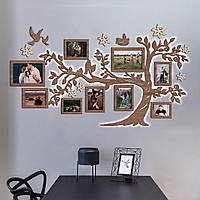 Семейное дерево, рамки для фото, фотографий с подсветкой 9 рамок /Фоторамка / Семейная рамка