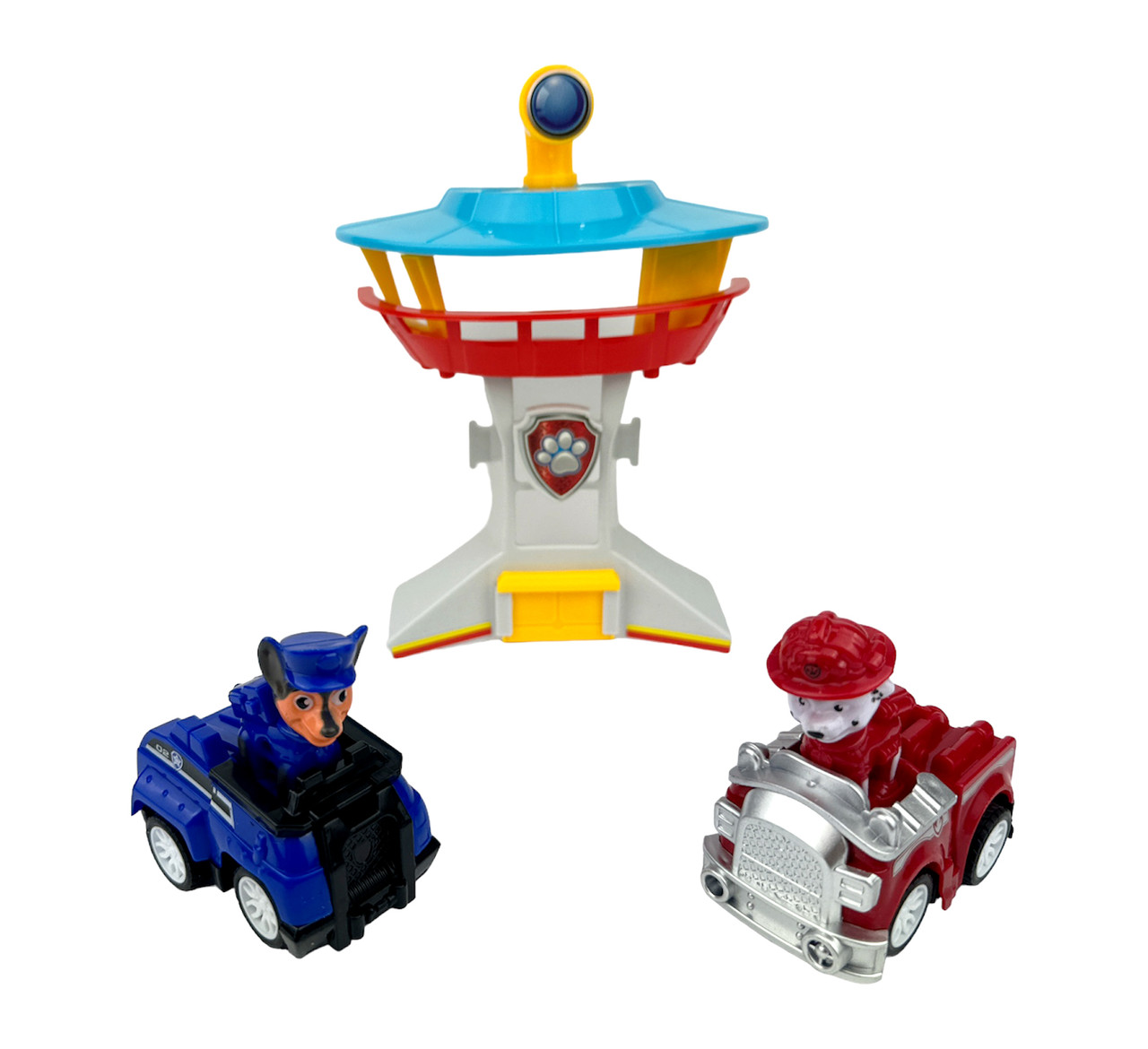 Ігровий набір Щенячий Патруль із Базою 5 в 1 Маршал и Гонщик на транспорті DOG Special XS802, фото 1