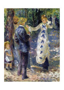 Лист Pierre-Auguste Renoir — The Swing, 1876