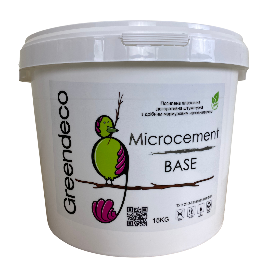 Мікроцемент Microcement Base. Greendeco 7 кг, фото 1