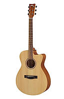 Акустическая гитара YAMAHA FS400C (NATURAL SATIN)