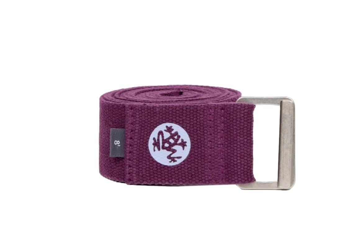 Ремень для йоги Manduka AligN Yoga Strap Indulge 244×4.4 см фиолетовый - фото 1 - id-p2133670345
