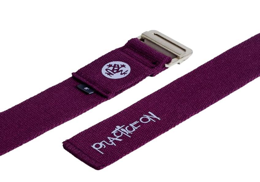 Ремень для йоги Manduka AligN Yoga Strap Indulge 244×4.4 см фиолетовый - фото 2 - id-p2133670345
