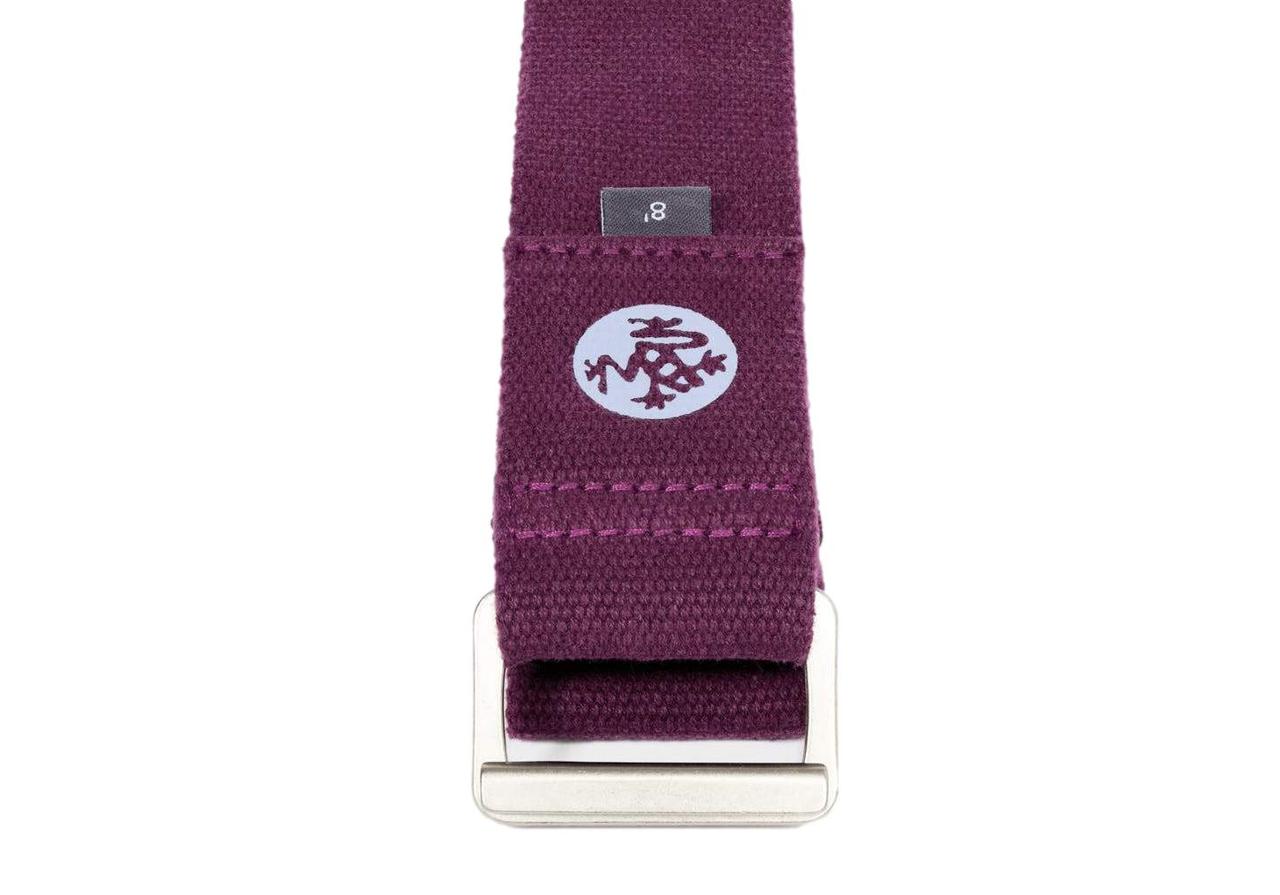 Ремень для йоги Manduka AligN Yoga Strap Indulge 244×4.4 см фиолетовый - фото 5 - id-p2133670345