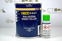Рідка розпилювальна шпаклівка Dyna Coat Polyester Spray Filler 0,8 л