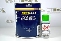 Жидкая распыляемая шпатлевка Dyna Coat Polyester Spray Filler 0,8 л