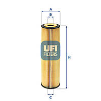 Фильтр масляный Mercedes-Benz E-class (W211) 1.8 2002.03 - 2009.03 (UFI 25.050.00)