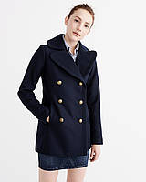 Пальто женское демисезонное - пальто Abercrombie & Fitch AF5467W XS Темно-синий