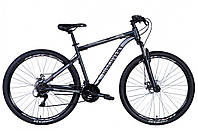 ТОП! Спортивный для города и бездорожья Велосипед ST 29" Discovery TREK AM DD рама- 2024 серо-красный м