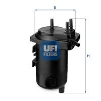 Фільтр паливний Nissan Juke (F15) 1.5 2010.06 - 2019.12 (UFI 24.013.00)