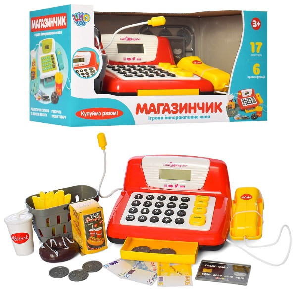 Игровой набор кассовый аппарат Limo Toy 7016-1 RU PRO_542 - фото 1 - id-p2133807752