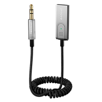 Автомобильный Bluetooth аудиоадаптер aux Proove Helix с микрофоном BT5.3