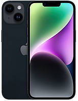 Смартфон Apple iPhone 14 (A2882) Midnight, 256GB, Nano-SIM + eSIM, 6.1' (2532х1170, OLED, 460 PPI), A15