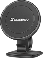 Автотримач для телефону Defender CH-115+, Black, на панель приладів, фіксація на магніті, дозволяє повертати