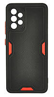 Накладка силіконова для смартфона Samsung A32 (A325), Ribbed Protection, Black