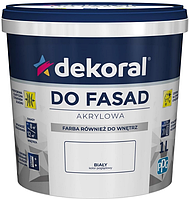 Краска фасадная акриловая Dekoral Polinit Do Fasad 1л Польша