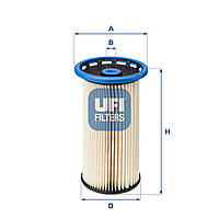 Фільтр паливний Volkswagen Passat B8 Variant (3G5, CB5) 1.6 2014.08 - (UFI 26.038.00)