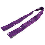 Стрічковий еспандер для розтяжки з петлями 92х4 см E5430, фото 2