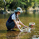 Складаний контейнер для води з ПВХ Naturehike NH20SJ040, 20л, прозорий, фото 7