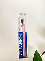 Зубная щетка Курапрокс 3960 Super Soft Щетка розового цвета с синими щетинками Супер-мягкая щетка для зубов