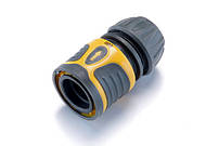 Конектор швидкознімний гумовий з аквастопом 1/2 для шлангу 1/2 СИЛА