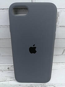 Чохол для iPhone 7/8 накладка бампер протиударний силіконовий Original Soft Touch Square dark grey