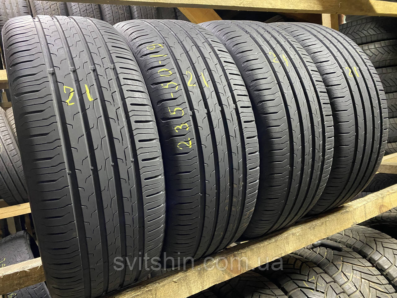 Шини Літо 235/50R19 Continental EcoContact6 2021рік 6мм 4шт, фото 1